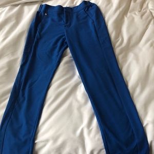 XS Tuxedo style Royal Blue Womans Scrub Bottoms